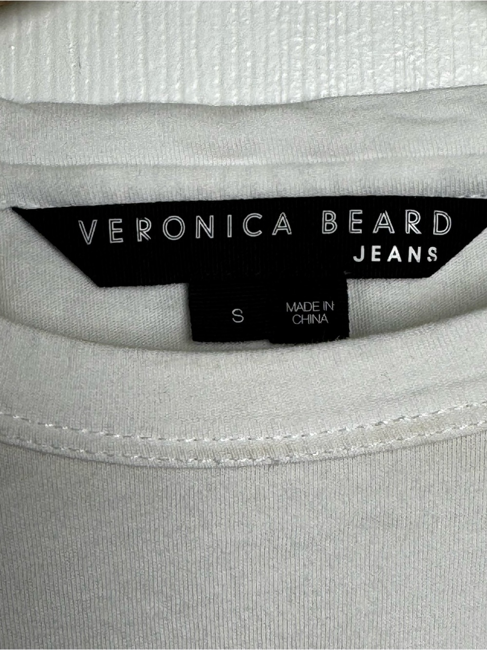 Veronica Beard Morrison Puff Sleeve Top White Cotton Size Small - Picture 4 of 10